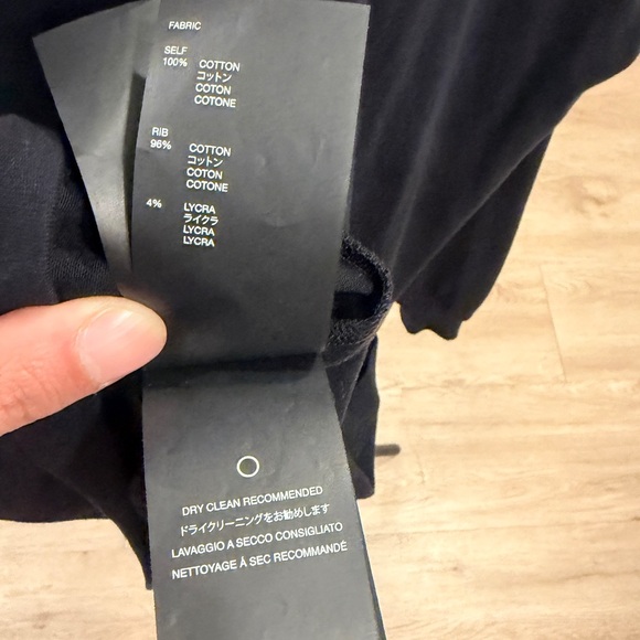 Fear of God Eternal Heavy Long Sleeve T Shirt Black Mens Medium NWT - Picture 15 of 15